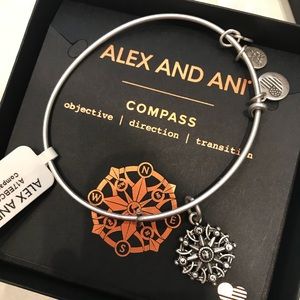 Alex and Ani compass bracelet